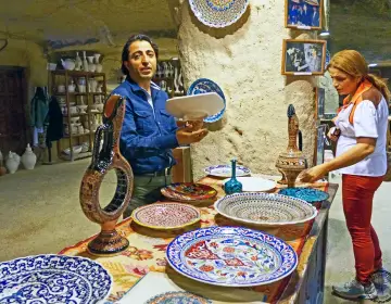 Pottery making in progress Avanos