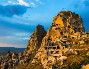 Uchisar Castle landscape photo