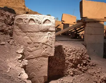 Gobeklitepe Neolithic temple ruins near Sanliurfa