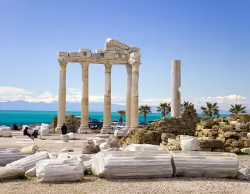 Antica città storica di Side nel tour Perge, Aspendos e Side