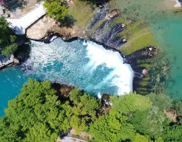 Sosta panoramica alla cascata di Manavgat durante il tour Perge, Aspendos e Side
