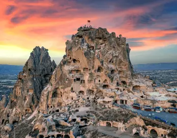 Uchisar Castle rock fortress landscape