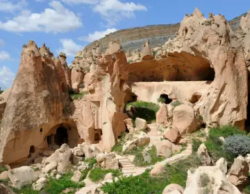 Zelve Open Air Museum cave entrance