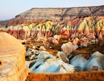 Scenic rock formations Rose Valley Yellow Tour