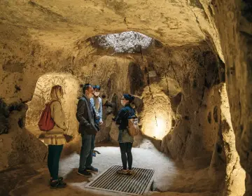 Inside view of Underground City