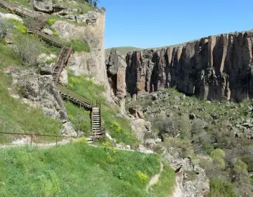 Walking path in Ihlara Valley Cappadocia