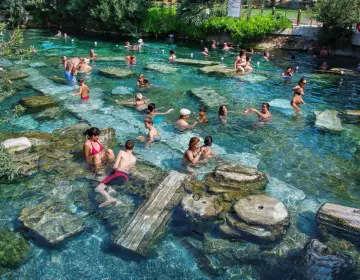Cleopatra Antique Pool a Pamukkale e Hierapolis