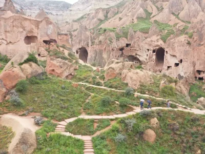 Zelve Open Air Museum valley walls