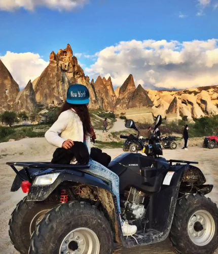 Cappadocia sunset ATV tour group photo
