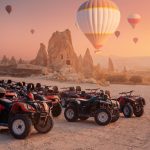 Tourists enjoying quad bike ride in Cappadocia