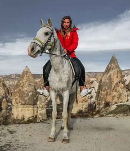 Cappadocia horse riding safari at sunset