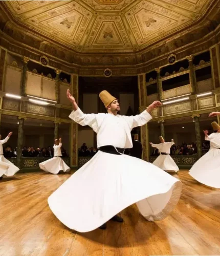Traditional Sufi dance performance at Hodjapasha